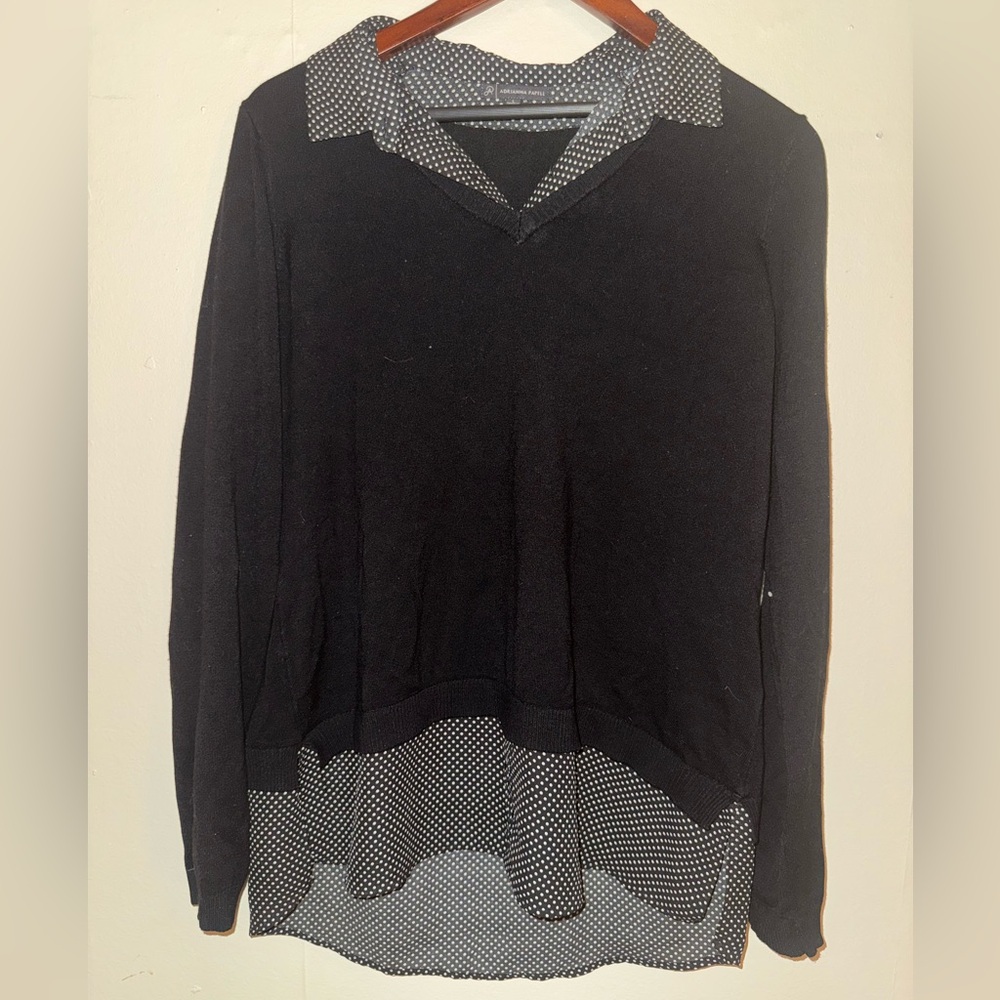 Adrianna Papell Two-in-One Pullover Top